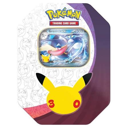 Pokemon 30th Celebration Greninja ex tin